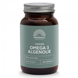 Омега-3 от водорасли x 60 капсули МАТИСЪН ХЕЛТСТАЙЛ | Vegan Omega-3 Algenolie x 60 caps MATTISSON HEALTHSTYLE