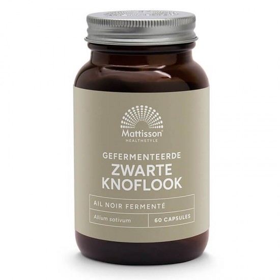 Черен чесън 250 мг x 60 капсули МАТИСЪН ХЕЛТСТАЙЛ | Zwarte Knoflook 250 mg x 60 caps MATTISSON HEALTHSTYLE