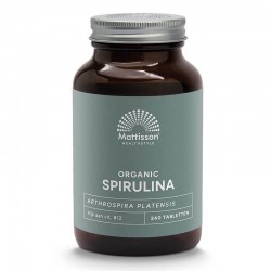 Спирулина Органик 500 мг x 240 таблетки МАТИСЪН ХЕЛТСТАЙЛ | Organic Spirulina 500 mg x 240 tabs MATTISSON HEALTHSTYLE