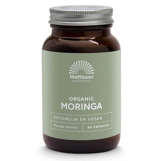Био Моринга 400 мг x 60 капсули МАТИСЪН ХЕЛТСТАЙЛ | Biologische Moringa 400 mg x 60 caps MATTISSON HEALTHSTYLE
