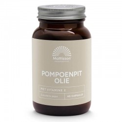 Масло от тиквено семе + витамин Е x 60 капсули МАТИСЪН ХЕЛТСТАЙЛ | Pompoenpitolie x 60 caps MATTISSON HEALTHSTYLE