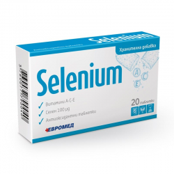 СЕЛЕНИУМ + ВИТАМИН А, С, Е таблетки х 20бр ЕВРОМЕД | SELENIUM + VITAMIN A, C, E tabs x 20s EUROMED