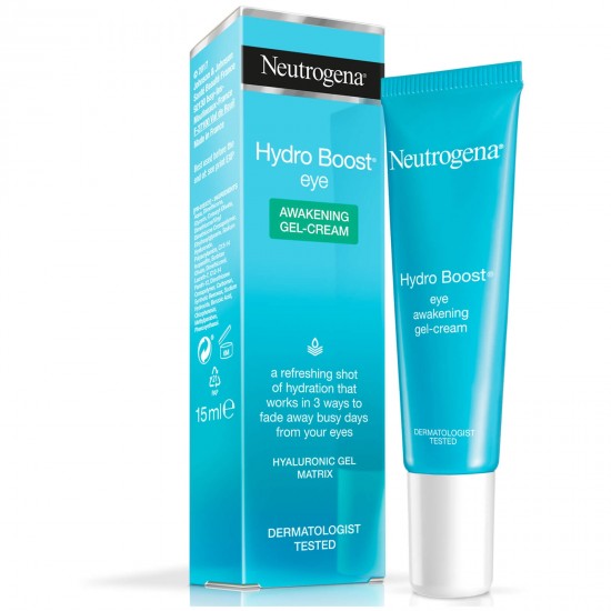 НЕУТРОГЕНА ХИДРО БУУСТ Околоочен гел-крем 15мл | NEUTROGENA HYDRO BOOST Eye-awakening 15ml