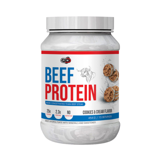 ГОВЕЖДИ ПРОТЕИН - ИЗБОР ОТ ВКУСОВЕ прах 450g ПЮР НУТРИШЪН | BEEF PROTEIN pwd 450g PURE NUTRITION