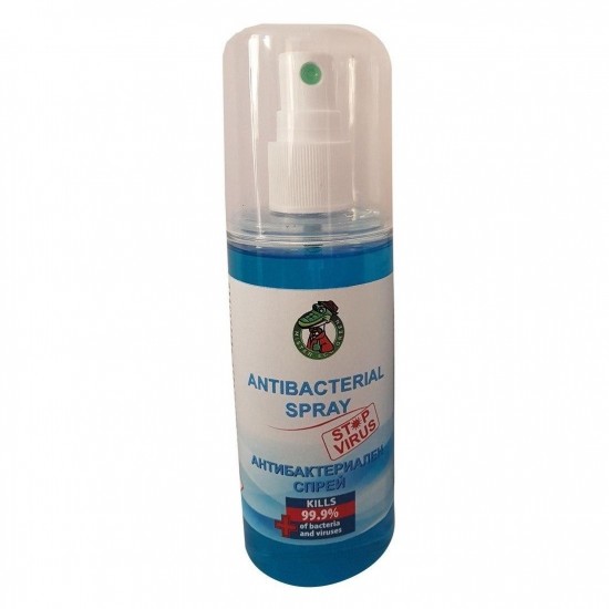 СТОП ВИРУС Антибактериален спрей дезинфектант 140мл | STOP VIRUS Antibacterial spray disinfectant 140ml >>