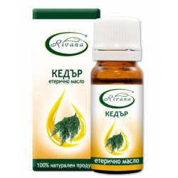 РИВАНА Етерично масло от КЕДЪР 10мл | RIVANA JUNIPERUS VIRGINIANA Essential oil 10ml