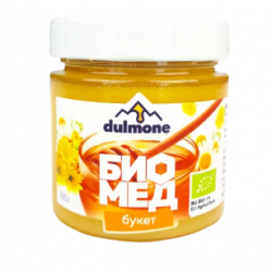 БИО Пчелен мед БУКЕТ 300гр буркан ДЮЛМОН | ORGANIC BEE HONEY Mix 300g DULMONE