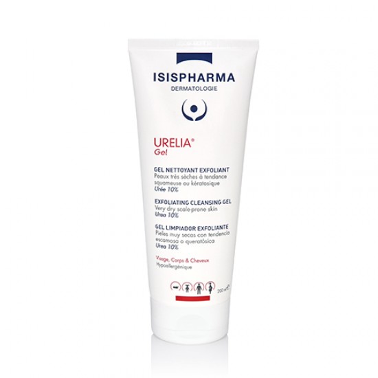 УРЕЛИЯ Почистващ гел за лице, коса и тяло с УРЕЯ 10% 200мл ИСИСФАРМА | URELIA Cleansing gel for whole body with urea 200ml ISISPHARMA