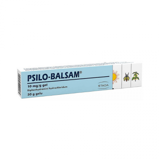 ПСИЛО БАЛСАМ 1% гел при алергии и кожни раздразнения 50гр. | PSILO-BALSAM 1% gel 50g