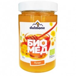 БИО Пчелен мед БУКЕТ 520гр буркан ДЮЛМОН | ORGANIC BEE HONEY Mix 520g DULMONE