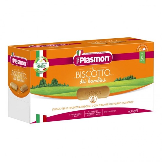 ПЛАЗМОН Бебешки бишкоти 6+ 600гр | PLASMON Biscotto 6+ 600g