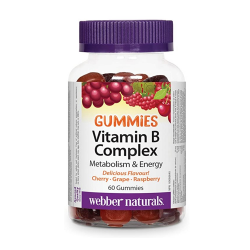 Б-КОМПЛЕКС ГЪМИ желирани таблетки 60бр УЕБЪР НАТУРАЛС | B-COMPLEX GUMMIES 60s jelly tabs WEBBER NATURALS