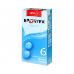 СПОРТЕКС ЛАЙТ презервативи x 6бр | SPORTEX LIGHT condoms x 6s
