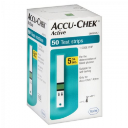 Тест-ленти за глюкомер Аку-чек Актив 50бр | Test strips for glucometer Accu-Chek Active 50s