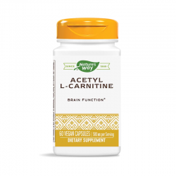 АЦЕТИЛ Л-КАРНИТИН 500мг. 60бр. капсули НЕЙЧЪР'С УЕЙ | ACETYL L-CARNITINE 500mg 60s caps NATURE'S WAY