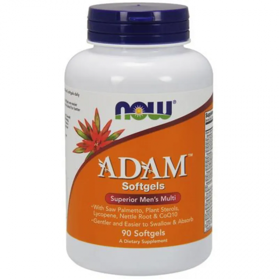 АДАМ МЕЙЛ МУЛТИ 180 МЕКИ КАПСУЛИ НАУ ФУУДС | ADAM MALE MULTI 180 SOFTGELS NOW FOODS