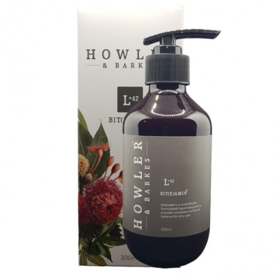 МУЛТИВИТАМИНИ и МИНЕРАЛИ за кучета 2.Bit(e)amin® L+42 300мл | HOWLER & BARKES 2. Bit(e)amin® L+42 Multies for dogs 300ml