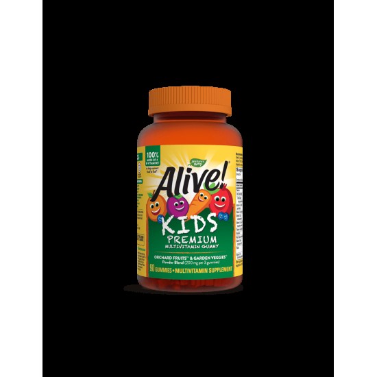 АЛАЙВ Желирани мултивитамини за деца 90 табл. НЕЙЧЪР'С УЕЙ | ALIVE Multivitamins Gummies 90 tabs NATURE'S WAY