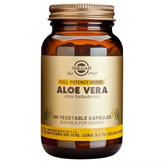 АЛОЕ ВЕРА растителни капсули 100бр. СОЛГАР | ALOE VERA vegetable caps 100s SOLGAR