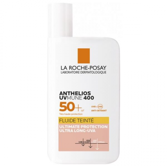 ЛА РОШ ПОЗЕ АНТЕЛИОС UVMUNE Флуид за лице оцветен SPF50+ 50мл | LA ROCHE-POSAY ANTHELIOS UVMUNE (Shaka) Tinted fluid SPF50+ 50ml