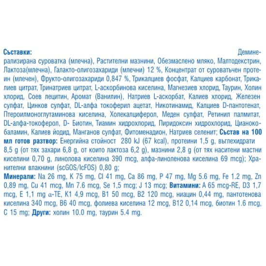АПТАМИЛ 3 с Pronutra+ Преходно мляко 12+ м. 400гр. | APTAMIL 3 with Pronutra+ Growing up milk formula 12+ 400g