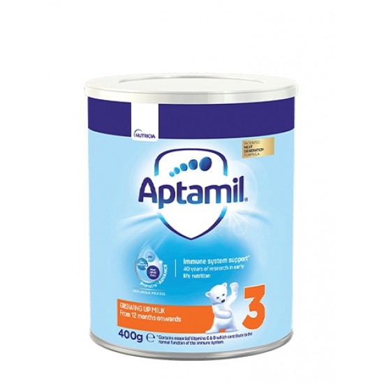 АПТАМИЛ 3 с Pronutra+ Преходно мляко 12+ м. 400гр. | APTAMIL 3 with Pronutra+ Growing up milk formula 12+ 400g