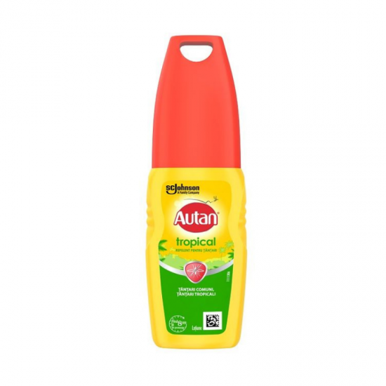 АУТАН ТРОПИКАЛ Лосион против комари x 100мл | AUTAN TROPICAL Lotion against mosquitoes x 100ml