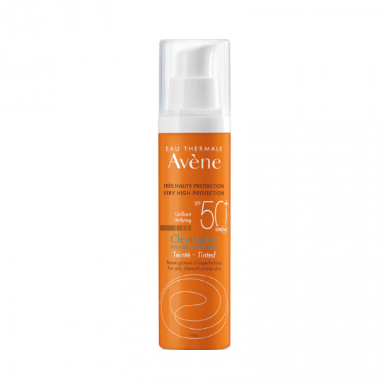 АВЕН СЪН КЛЕАНАНС Слънцезащитен крем за мазна кожа SPF50+ оцветен x 50мл | Very high protection cleanace SPF50+ tinted x 50ml AVENE SUN CLEANANCE