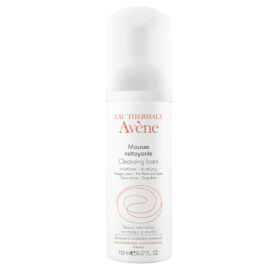 АВЕН Почистваща и матираща пяна за лице 150мл | AVENE Cleansing foam 150ml