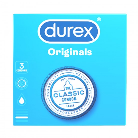 ДЮРЕКС ОРИДЖИНАЛ презервативи 3бр., 12бр. | DUREX ORIGINAL condoms 3s, 12s