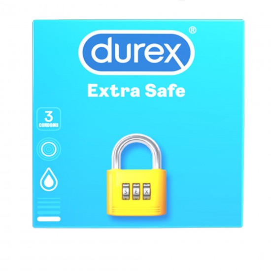 ДЮРЕКС ЕКСТРА СЕЙФ презервативи 3бр., 18 бр. | DUREX EXTRA SAFE condoms 3s, 18s