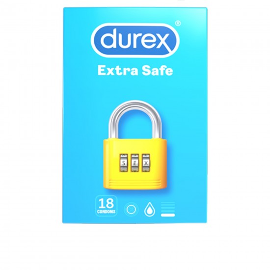 ДЮРЕКС ЕКСТРА СЕЙФ презервативи 3бр., 18 бр. | DUREX EXTRA SAFE condoms 3s, 18s