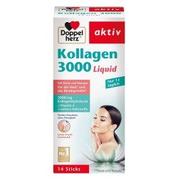 ДОПЕЛХЕРЦ АКТИВ Колаген 3000мг + минерали и витамини х 14 течни сашета | COLLAGEN 3000mg 14s DOPPELHERZ ACTIVE