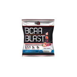 БЦАА БЛАСТ ДВОЙНА ДОЗА - ПЛОДОВ ПУНШ прах 6.5гр ПЮР НУТРИШЪН | BCAA BLAST DOUBLE SERVING - FRUIT PUNCH pwd 6.5g PURE NUTRITION