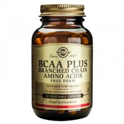 БЦАА ПЛЮС Разклонени аминокиселини х 50 растителни капсули СОЛГАР | BCAA PLUS veg. caps. 50s SOLGAR
