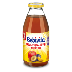 БЕБИВИТА Нектар от ябълки и сливи 4+м. 3бр х 200мл. | BEBIVITA Apple and plum nectar 4+ 3бр х 200ml