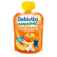 БЕБИВИТА Плодова закуска Ябълка с банан и праскова 1г.+ 3бр х 90гр. | BEBIVITA Apple with banana and peach Fruit snack pouch 1+ 3s x 90g