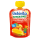 БЕБИВИТА Плодова закуска Ябълка с манго и праскова 1г.+ 3бр х 90гр. | BEBIVITA Apple with mango and peach Fruit snack pouch 1+ 3s x 90g