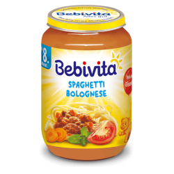 БЕБИВИТА Спагети Болонезе 8+ м. 3бр х 220гр. | BEBIVITA Spaghetti Bolognese 8+ 3s x 220g