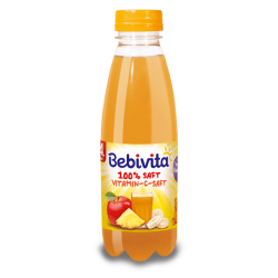 БЕБИВИТА Сок с Витамин С 4+м. 500мл. | BEBIVITA Vitamin C juice 4+ 500ml