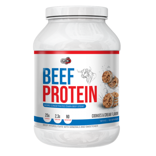 ГОВЕЖДИ ПРОТЕИН - ИЗБОР ОТ ВКУСОВЕ прах 1800гр ПЮР НУТРИШЪН | BEEF PROTEIN pwd 1800g PURE NUTRITION
