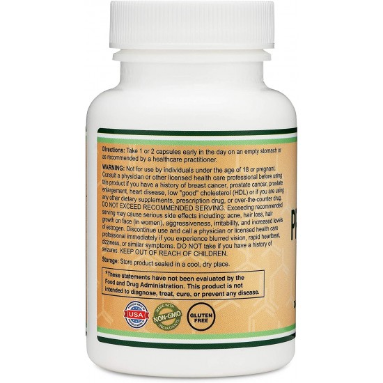 ПРЕГНЕНОЛОН капсули x 120 бр Дабъл Ууд | PREGNENOLONE caps x 120 s Double Wood