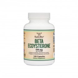 Бета екдистерон капсули 500 мг x 120 бр Дабъл Ууд | Beta ecdysterone caps 500 mg x 120 s Double Wood