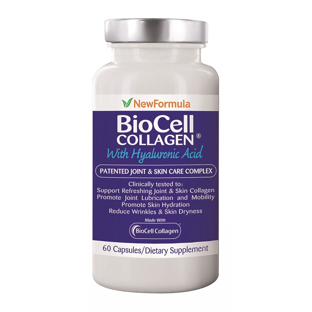 БИОСЕЛ КОЛАГЕН 500мг капсули 60бр. НЮ ФОРМУЛА | BIOCELL COLLAGEN 500mg ...