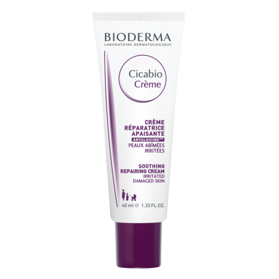 БИОДЕРМА ЦИКАБИО + Крем за раздразнена и увредена кожа 40мл | BIODERMA CICABIO Crème 40ml