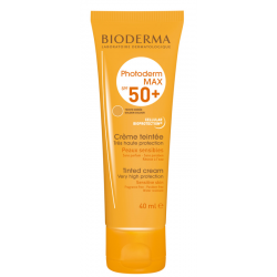 БИОДЕРМА ФОТОДЕРМ Kрем тенте (оцветен) SPF50+ 40мл | BIODERMA PHOTODERM Max cream tinted SPF50+ 40ml