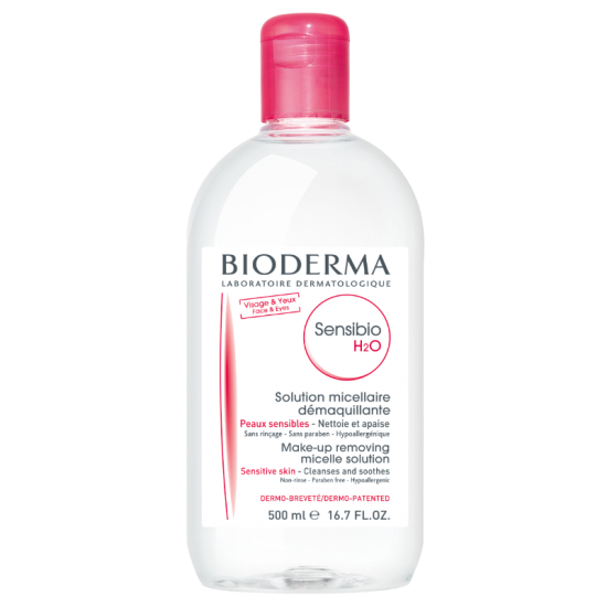 БИОДЕРМА СЕНСИБИО H2О Мицеларен разтвор за чувствителна кожа 500мл | BIODERMA SENSIBIO H2O Micellar water 500ml