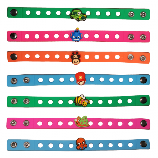 БИОГЕЯ ГРИВНА С ФИГУРКИ Против насекоми, избор от цветове 1бр. | BIOGEA INSECT WRISTBAND With figures, colour mix 1s