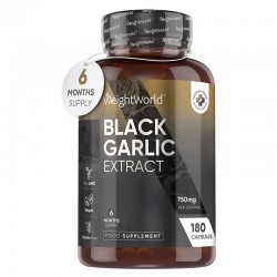 Черен чесън х 180 капсули Уейт Уърлд | Black Garlic Extract x 180 caps Weight World 