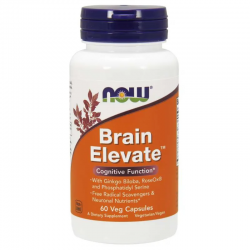 БРЕЙН ЕЛЕВЕЙТ капсули 60 бр. НАУ ФУУДС | BRAIN ELEVATE caps 60s NOW FOODS